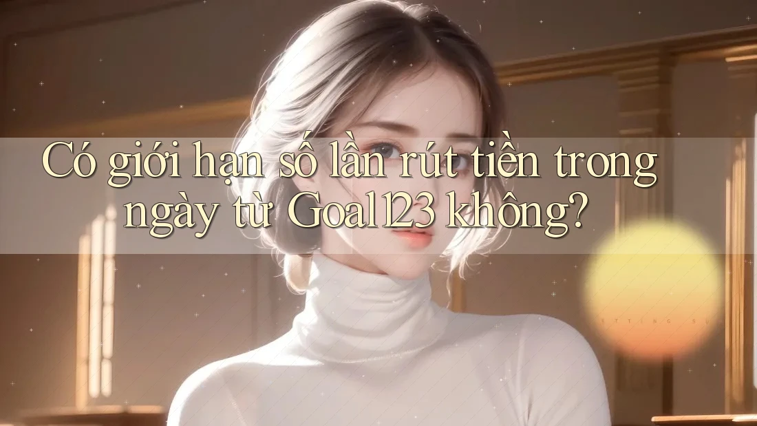 Có giới hạn số lần rút tiền trong ngày từ Goal123 không?