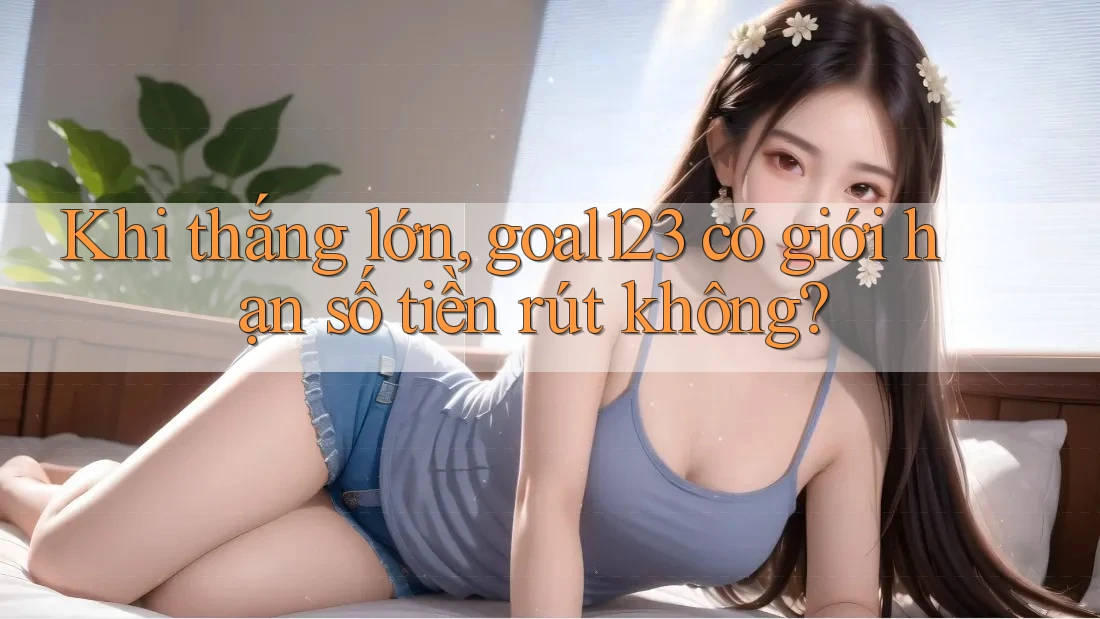 Khi thắng lớn, goal123 có giới hạn số tiền rút không?