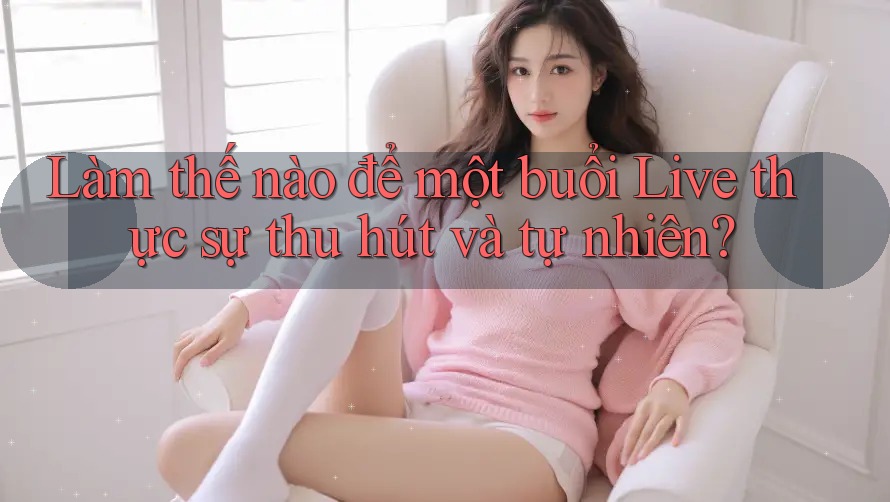 Làm thế nào để một buổi Live thực sự thu hút và tự nhiên?