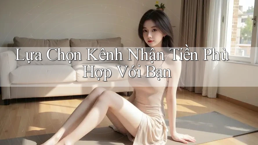 Lựa Chọn Kênh Nhận Tiền Phù Hợp Với Bạn