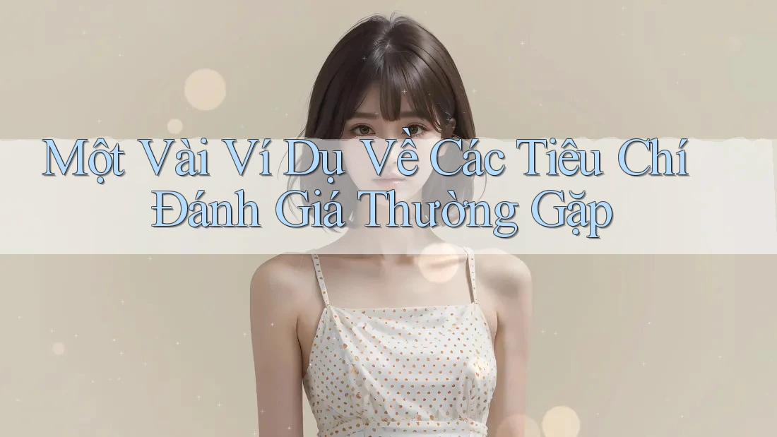 Một Vài Ví Dụ Về Các Tiêu Chí Đánh Giá Thường Gặp