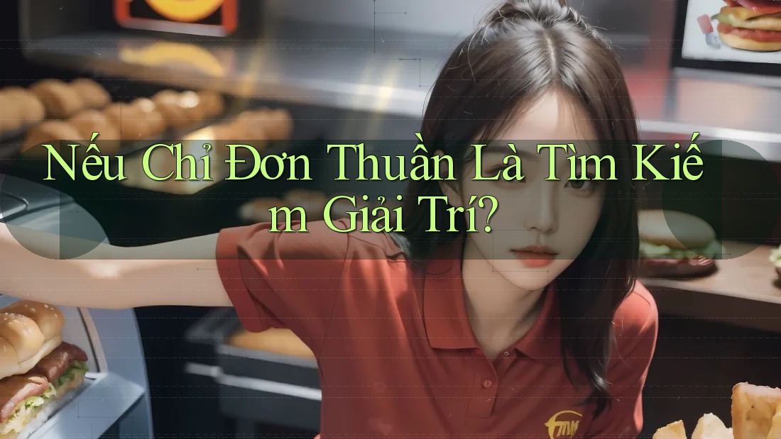 Nếu chỉ đơn thuần là tìm kiếm giải trí?