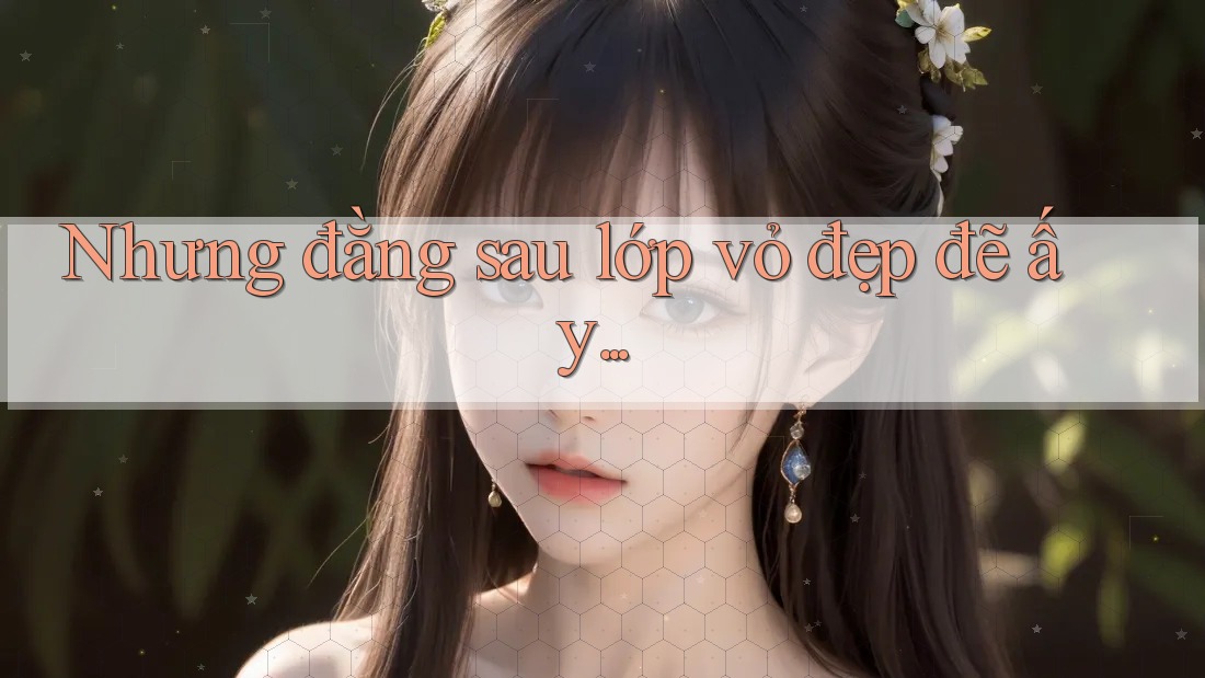 Nhưng đằng sau lớp vỏ đẹp đẽ ấy. . .