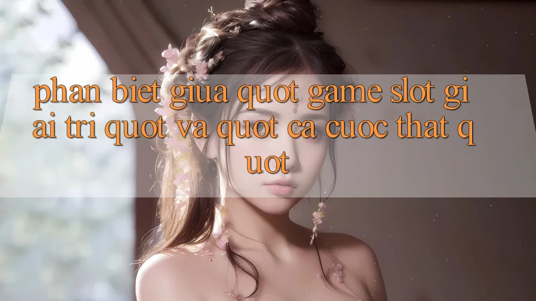 Phân biệt giữa " Game Slot Giải Trí" và " Cá Cược Thật"
