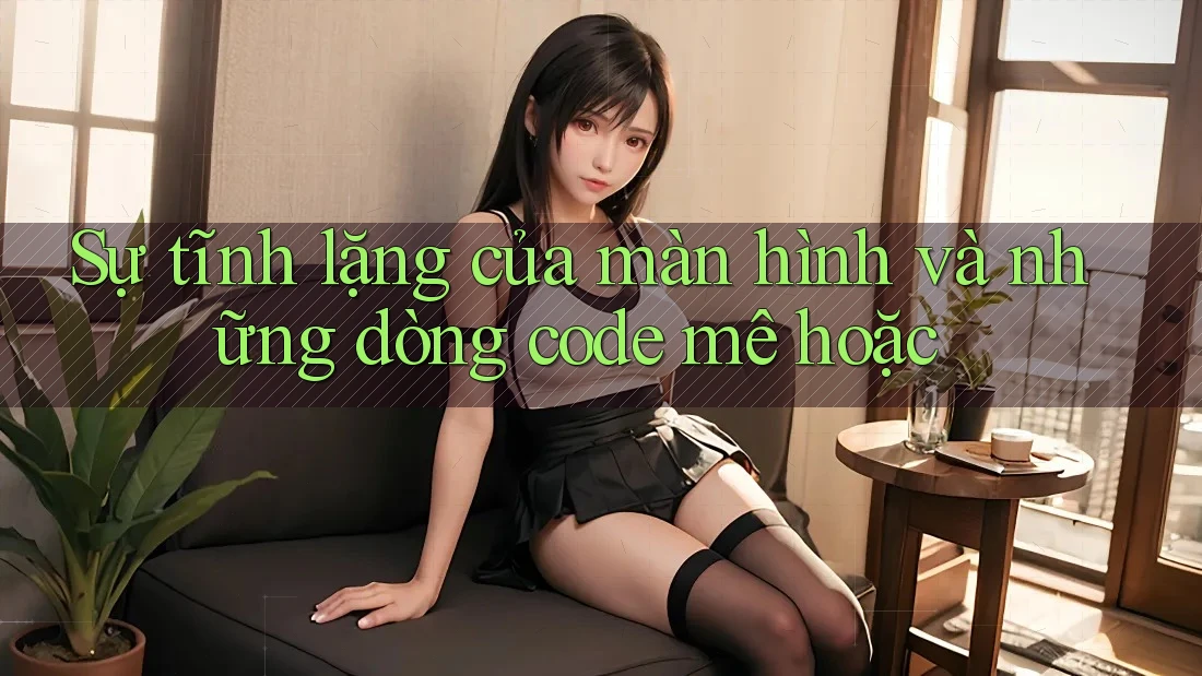 Sự tĩnh lặng của màn hình và những dòng code mê hoặc