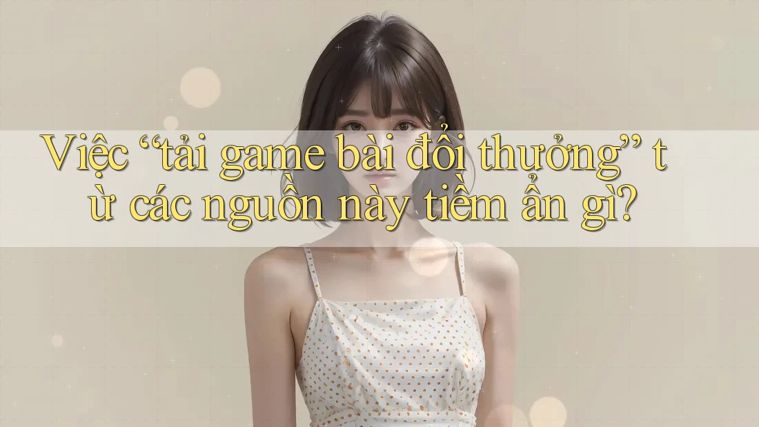 Việc “tải game bài đổi thưởng” từ các nguồn này tiềm ẩn gì?